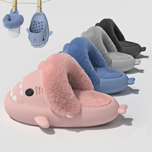 Winter Shark Slippers: Cozy and Stylish Women's House Shoes