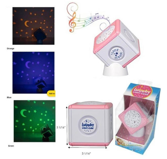 Lullaby Light Projector- Baby Soother Cube