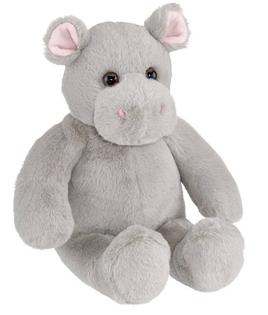 Humphry The Hippo, Bearington Soft Plush Hippo Stuffed Animal, 15 Inches
